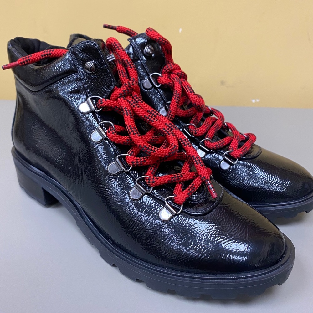 Schutz Brand NEW comfortable patent leather bootie